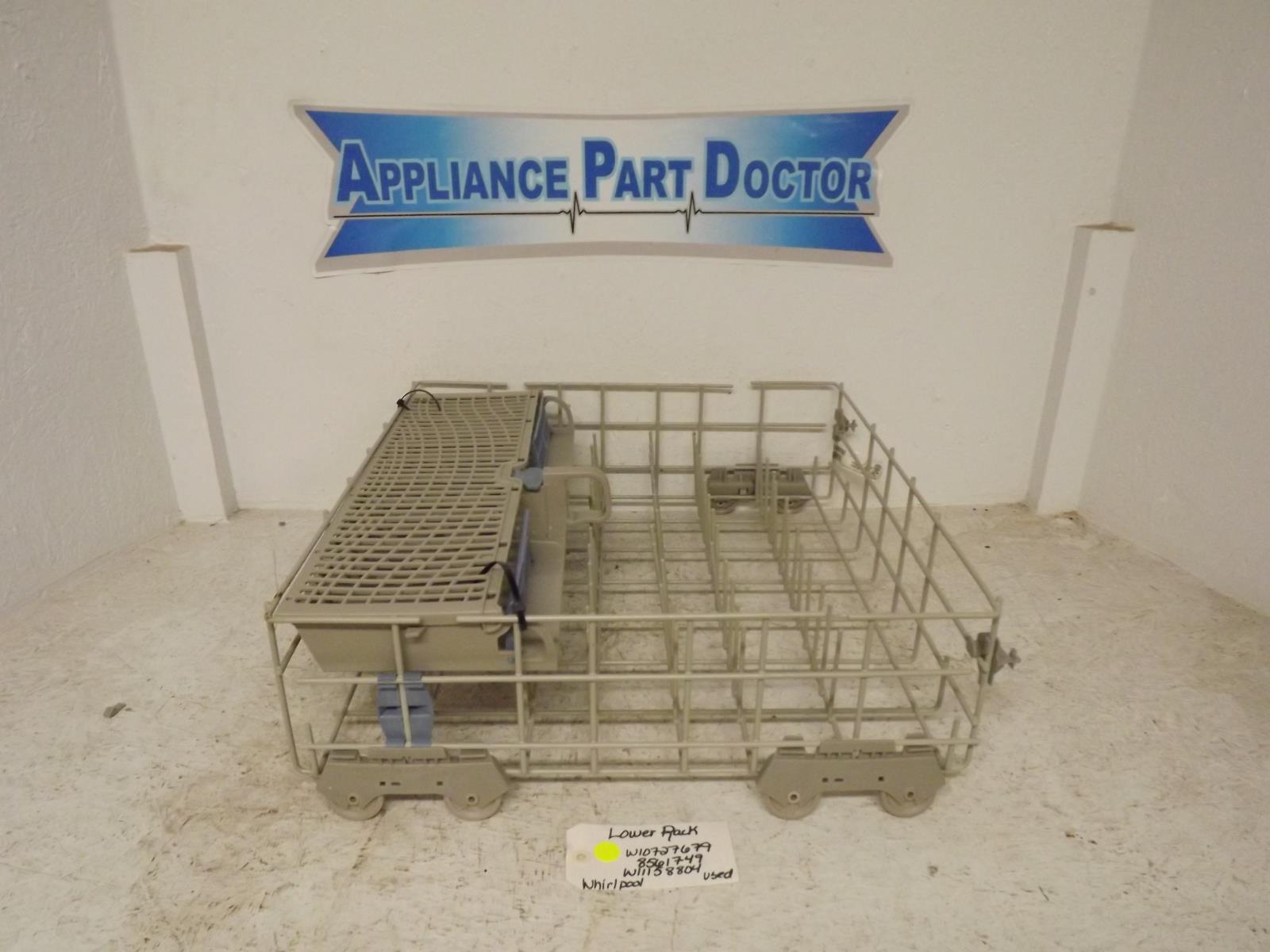 KitchenAid Dishwasher W10727679 8561749 W11158804 Lower Rack Used KitchenAid Dishwasher W10727679 8561749 W11158804 Lower Rack Used